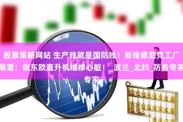 股票策略网站 生产线就是国防线！斯维德尼克工厂展望：做东欧直升机维修心脏！_波兰_北约_防务专家