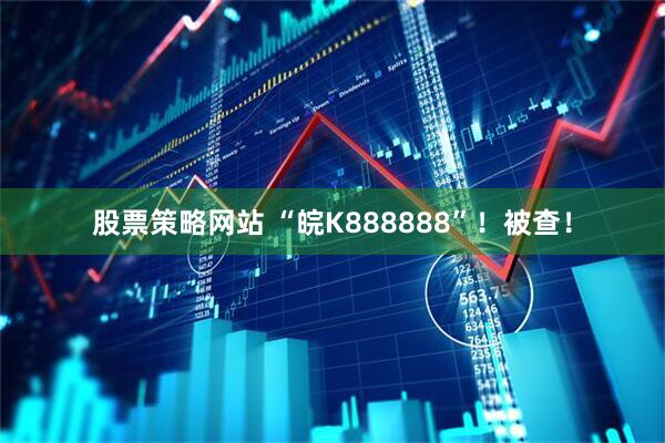 股票策略网站 “皖K888888”！被查！