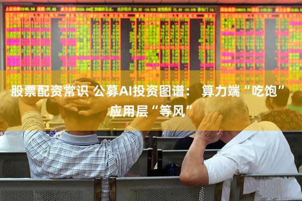 股票配资常识 公募AI投资图谱： 算力端“吃饱” 应用层“等风”